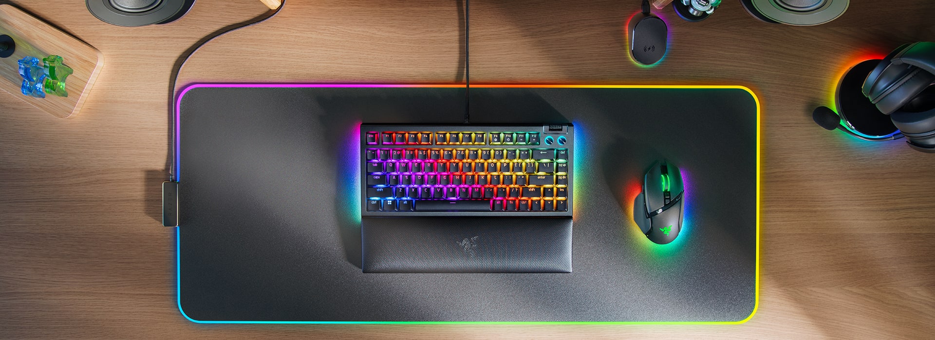 Razer BlackWidow V4 75% compact hot-swappable mechanical keyboard