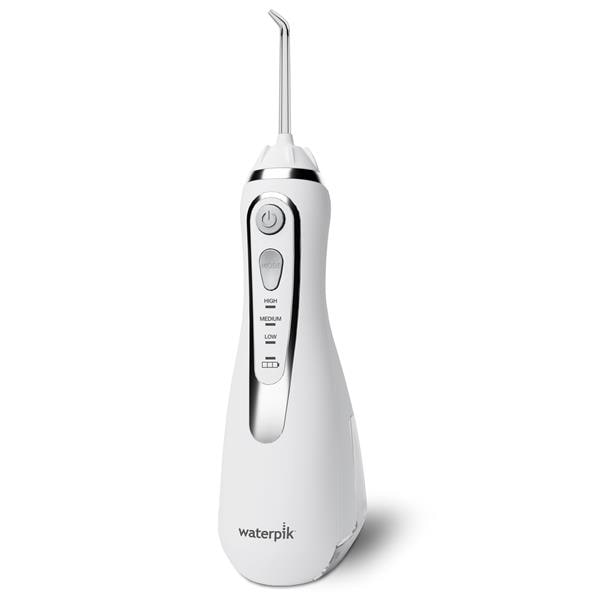 Waterpik Cordless Advanced 2.0 WP-580 white water flosser hero image